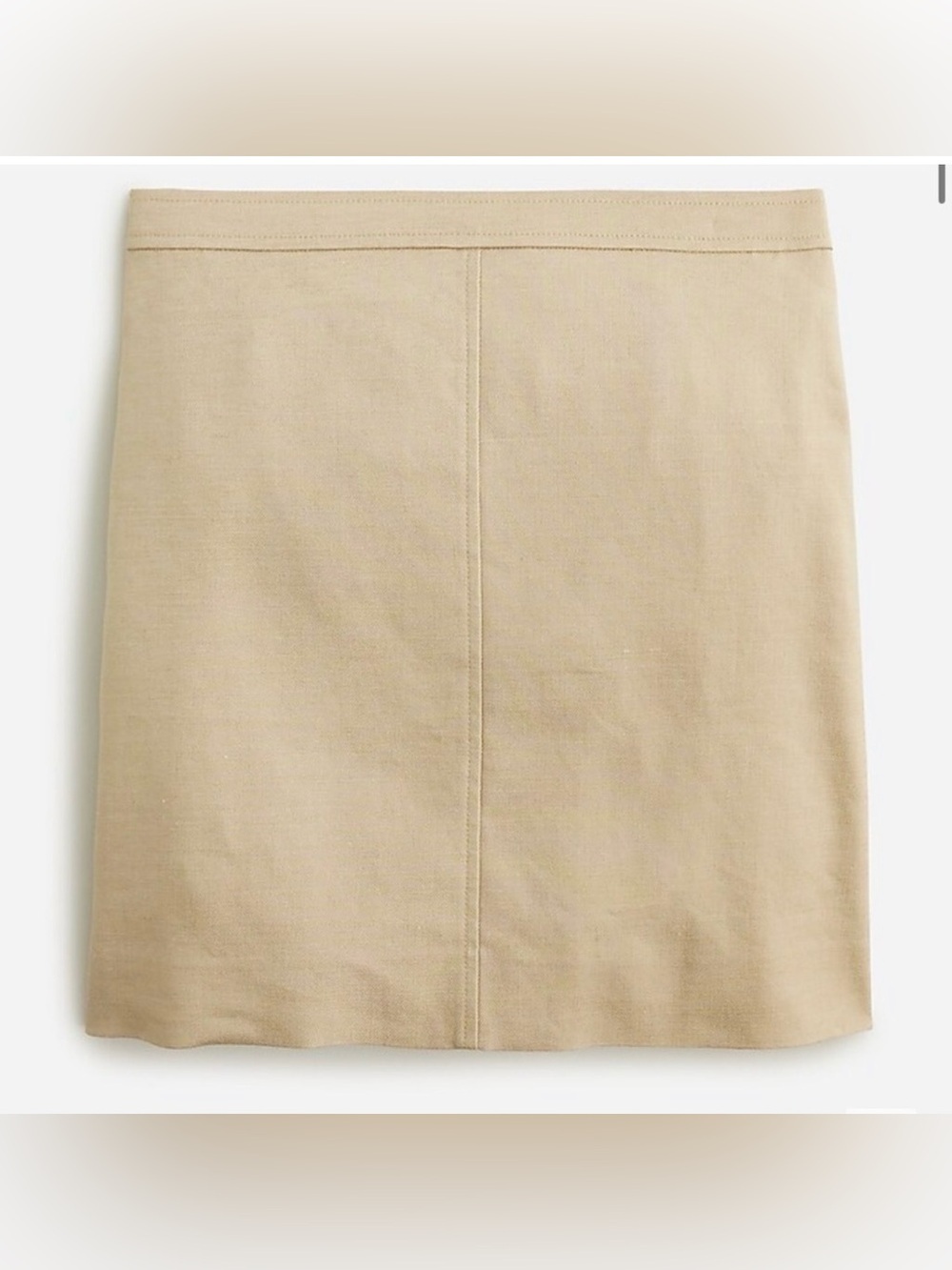 J. Crew Natasha Mini skirt in stretch linen blend - 2023 Edition!